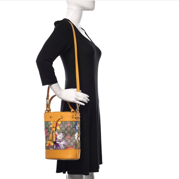 Gucci multicolor Ophidia with GG Supreme Floral crossbody bag - Picture 5 of 17